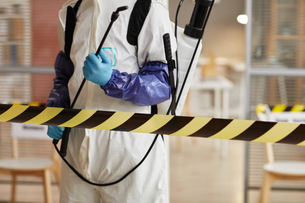 Professional Odor Removal technician working in Akron, IN
